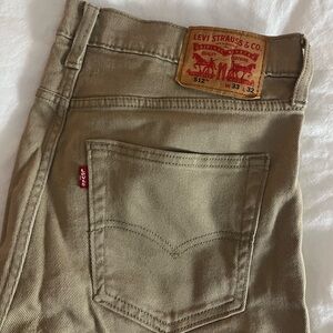 Levi's 512 Slim Straight Jeans - Khaki